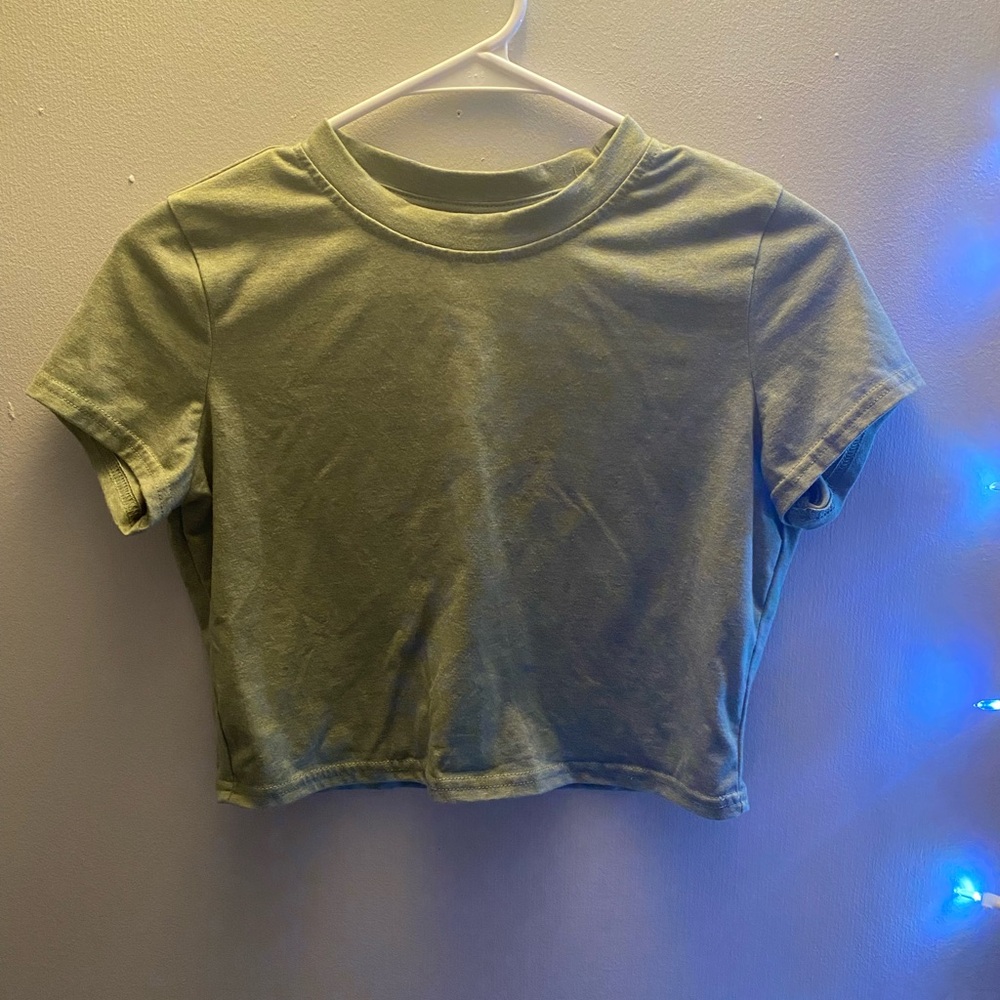 SHEIN green crop top size small (US4)